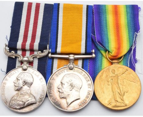 British Army WW1 Gloucestershire Regiment Festubert Military Medal awarded to 25468 Lance Corporal F B Greenham, 1st Battalio