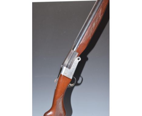 Rodacciai Acciaio Special 20 bore single barrelled folding poacher's shotgun with engraved lock, chequered grip, vented rib a