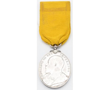 British Army Imperial Yeomanry Long Service &amp; Good Conduct Medal named to 522 Sgt J Goode, Nottinghamshire Imperial Yeoma