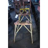 Roller head pipe stands