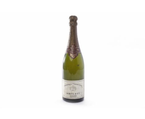 KRUG 1964 CHAMPAGNE Private Cuvee BrutReims, Champagne, France (bottle size)Founded in 1843 by Johann-Joseph Krug born in 180