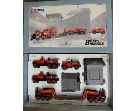 A Corgi Classics die-cast Heavy Haulage Wynn's Diamond T Ballast (x2), 1:50 scale, 31009, boxed