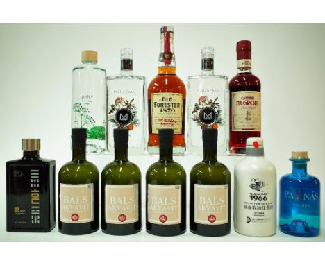 12 BOTTLES SPIRITSHone Korean Premium Distilled Spirits (37.5cl); Bals Akvavit (50cl 4 bottles); Quin Hai Farm Date Spirit (5