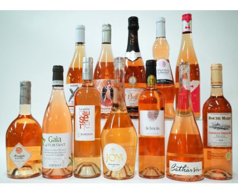 12 BOTTLES FRENCH ROSE WINEMoonlight and Roses 2019; Gaia de Fortant 2019; Chateau Bonisson La Petite Causerie 2019; Gerard B