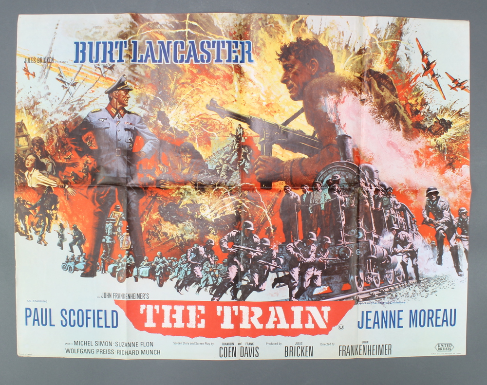Film Le Train Burt Lancaster En Français Youtube A UK Quad film poster "The Train" (1964) starring Burt Lancaster, Paul