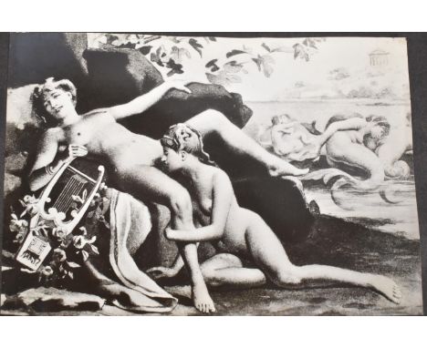 A Vintage Album of Monochrome Erotic Prints in the Classical Style 
