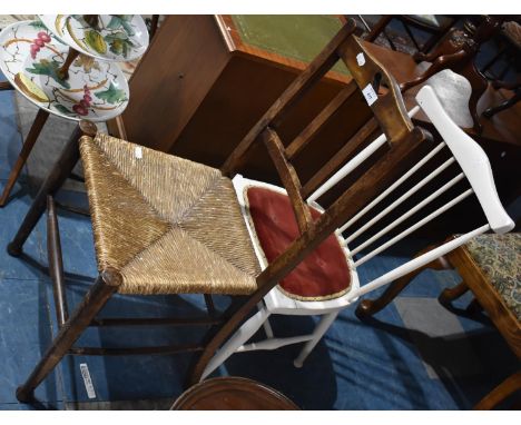 Two Vintage Bedroom Chairs 