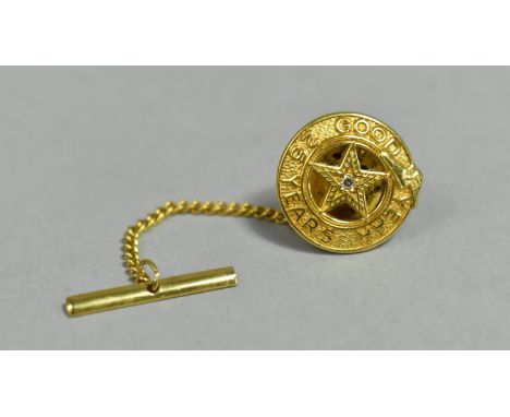 A 9ct Gold Goodyear 25 Years Commemorative Tie Pin, 5.1g 