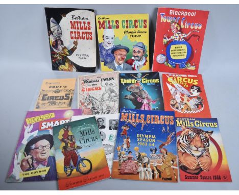A Collection of Vintage Circus Programs 