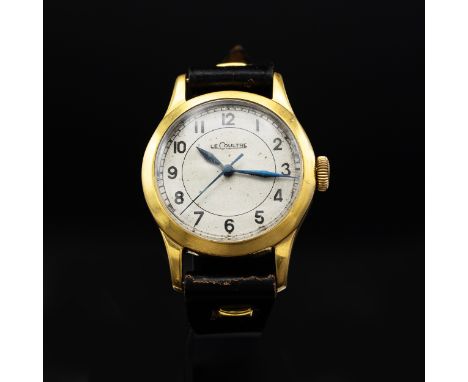 JAEGER LECOULTRE PILOT WRISTWATCH, Made for the United States Airforce (USAF), 1943, 32mm, Ref. 24955, currently ticking.