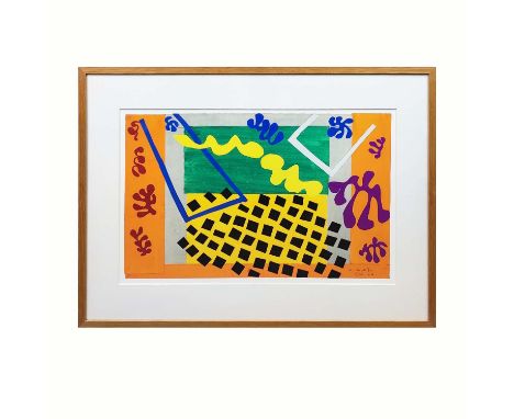 HENRI MATISSE, 'Le Codomas', giclee lithograph, framed.