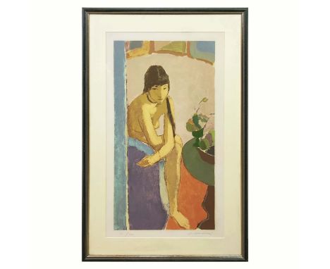 ALDO SALVADORI (1905-2002), ‘Seated Nude’ lithograph, pencil signed and numbered 35/200, 69/39, framed.