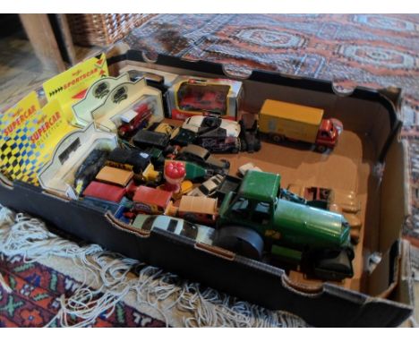 A mixed lot of die-cast vehicles, to include: Mimic Toys Tractor, a Dinky Big Bedford Heinz Lorry and later boxed die-cast ve