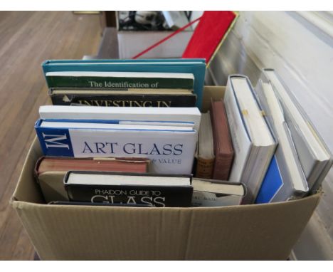 Books: various editions on History of Silver and Glass including British Glass 1800-1914 by Charles R. Hajdamach, English Gla