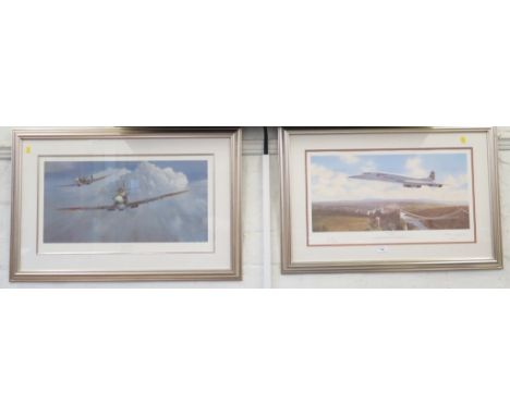 Adrian Rigby 'The Final Flight' Concorde flying over the Clifton suspension bridge Lithograph, signed and numbered 181/500 al