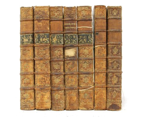 Oldy, William et al: Biographia Britannica: Or, the Lives of the Most Eminent Persons Who have Flourished in Great Britain an