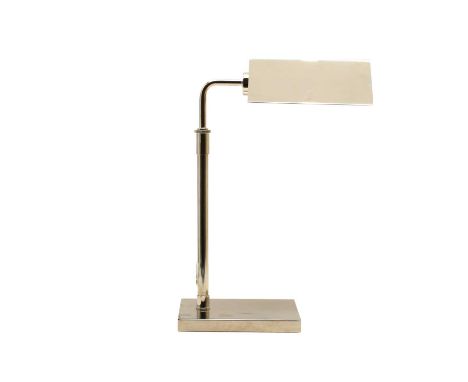 A Ralph Lauren chrome desk lamp, 47cm highCondition report: very good condition, minor surface scratches