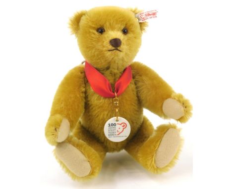 A Steiff 100 years Anniversary bear, with original box.