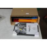 A quantity of ring binders; an A4 picture frame SUBJECT TO VAT