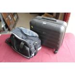 Aerolite hard wheeled travel case, and TRUNAB satchel SUBJECT TO VAT