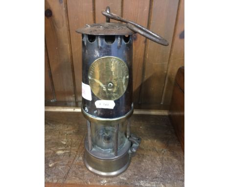 BRASS MINERS LAMP