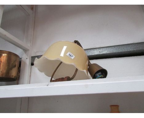 A 1950's retro ceiling light