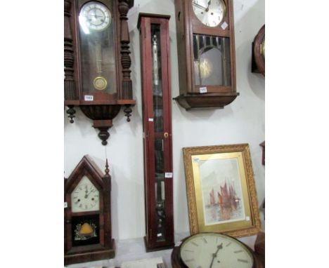A mahogany cased Fortin's stick barometer by F Darton & Co., Ltd., Watford