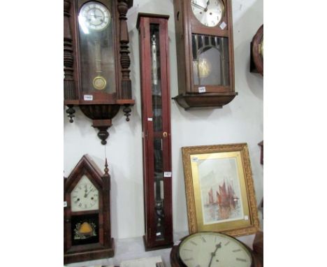 A mahogany cased Fortin's stick barometer by F Darton & Co., Ltd., Watford