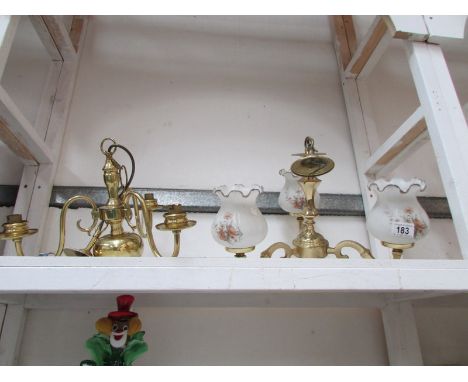 2 ceiling light fittings