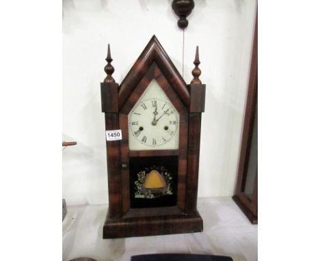 A Frome USA Gothic mantel clock