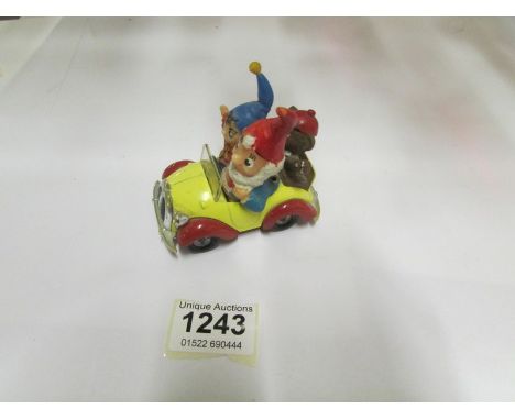 A Corgi 801 Noddy car with Big Ears and Bobby Bear