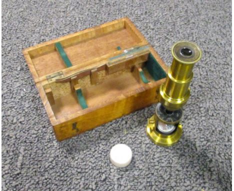 A surveying instrument by H. Morin, Paris, in a boxwood strung mahogany case, together with a Sikes hydrometer by L. Oertling