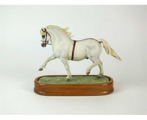 A Royal Worcester model of a Welsh Mountain Pony - Coed Coch Planed, Owned by Lord Kenyon modelled by Doris Lindner, a limite