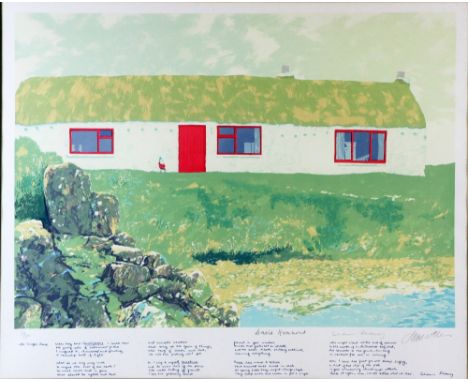 One of 30 Copies Heaney (Seamus)&nbsp;The Singer's House, broadside,&nbsp;Limited Edn. No. 6/30 Copies,&nbsp;Signed by Seamus