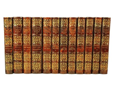 Personalised Limited Subscribers Edition  Bindings:&nbsp;Lamb -&nbsp;The Life and Works of Charles Lamb, 12 vols. roy 8vo New