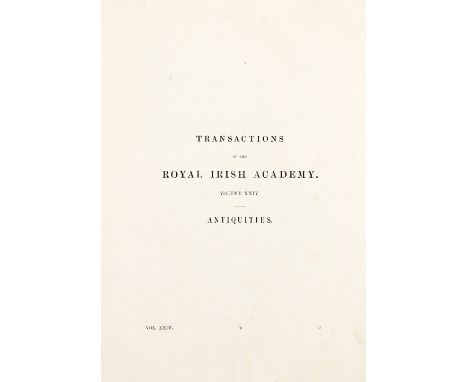 R.I.A. Hardinge (W.H.)&nbsp;On Manuscript and Other Townland Surveys in Ireland of a Public Character, embracing the Gross, C