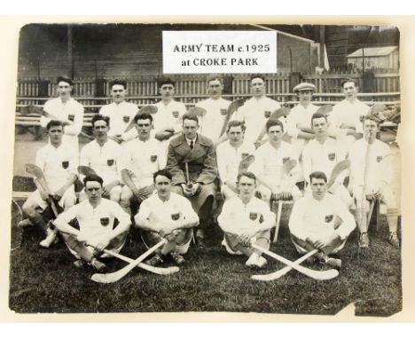 G.A.A.:&nbsp; Photograph, [Munster Army 1925], an original black and white Team Photograph of the 1925 [Munster] Army Hurling