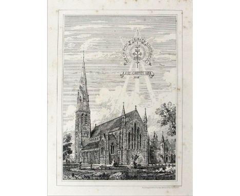 J.J. McCarthy R.H.A., Architect Co. Limerick:&nbsp;New Catholic Church, Killmallock, a fine lithograph view, by James Akerman