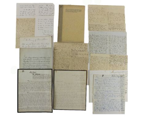 The Love Letters&nbsp; Of an Irish Poet &amp; Patriot Davis (Thomas) A unique and highly important Archive of original m/ss L
