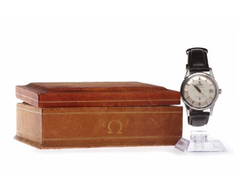 GENTLEMAN'S OMEGA AUTOMATIC CHRONOMETER CONSTELLATION STAINLESS STEEL WRIST WATCHno. 18019349 from papers, the round dial wit