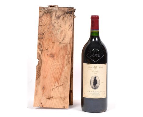Wine. Bordeaux, N M Rothschild 1995 bicentenary Pauillac, Reserve Speciale, cased, one magnum  