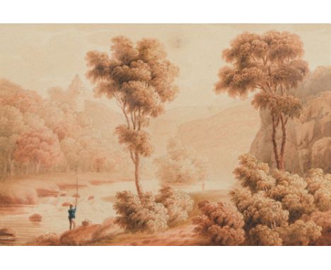 Attributed to Amos Green (1735-1807) - Dovedale, Derbyshire; Til-y-din (sic;&nbsp;Tal-y-llyn), Wales, a pair, attributed and 