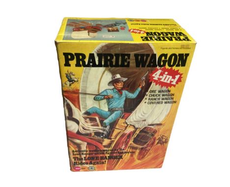 Marx Toys (c1973) The Lone Ranger Rides Again Prairie Wagon, boxed No.7412 (1)