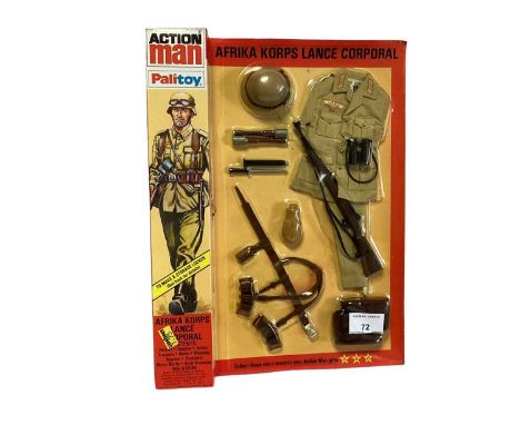 Palitoy Action Man (1981-1984) Afrika Korps Lance Corporal Uniform, in locker box packaging No.34331 (1)