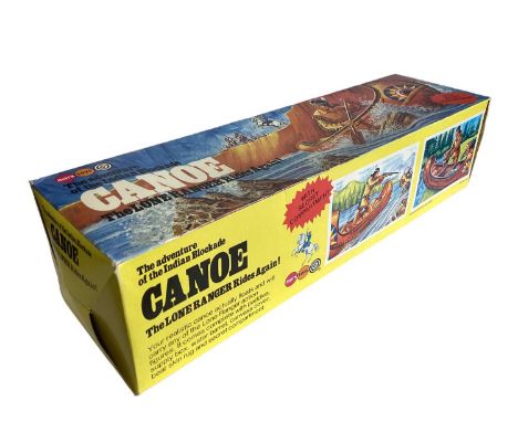 Marx Toys (c1973) The Lone Ranger Rides Again Canoe from The Adventure of the Indian Blockade, boxed No.7413 (1)