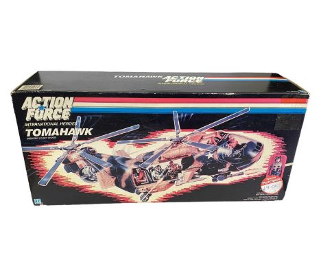 Hasbro (c1986) Action Force Tomahawk Helicopter with Lift-Ticket Pilot, sealed box No.6822 (1)
