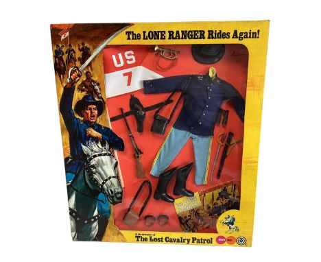 Marx Toys (c1973) Te Lone Ranger Rides Again Outfits including the Lost Cavalry Patrol No.7430 &amp; The Hopi Medicine Man No