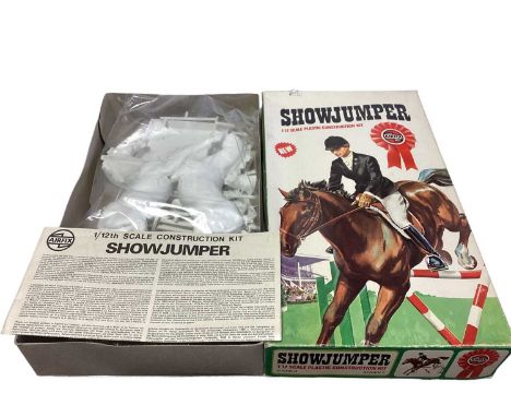 Airfix 1:12 Scale Series &amp; Showjumper plastic construction kits, boxed (2)