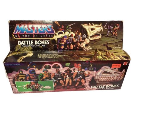 Mattel Masters of the Universe Battle Bones Collector's Carry Case, unopened box (part of display flap torn) No.9173