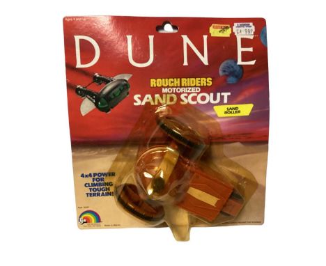 LJN (c1984) Dune motorised Sand Scouts including Sand Crawler, Sand Roller &amp; Sand Tracker No.s 8020 (complete set), plus 
